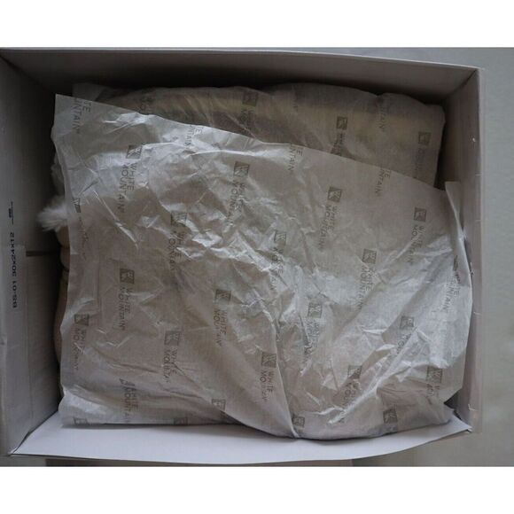 White Mountain W35076XW-170 Women's Sz 10W Ice White Tamasha Lace-Up Booties - Picture 10 of 13